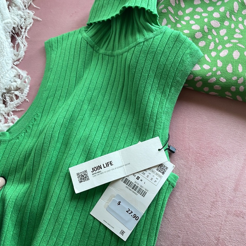 ZARA basic ribbed knit top - Picture 3 of 4